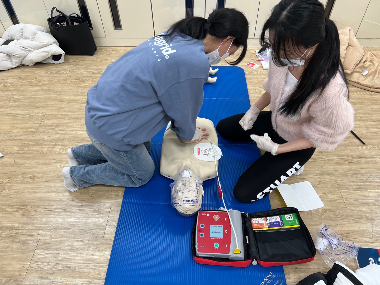간호학과 BLS provider 프로그램 진행 1번째 첨부파일 이미지